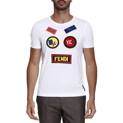 mens white fendi shirt